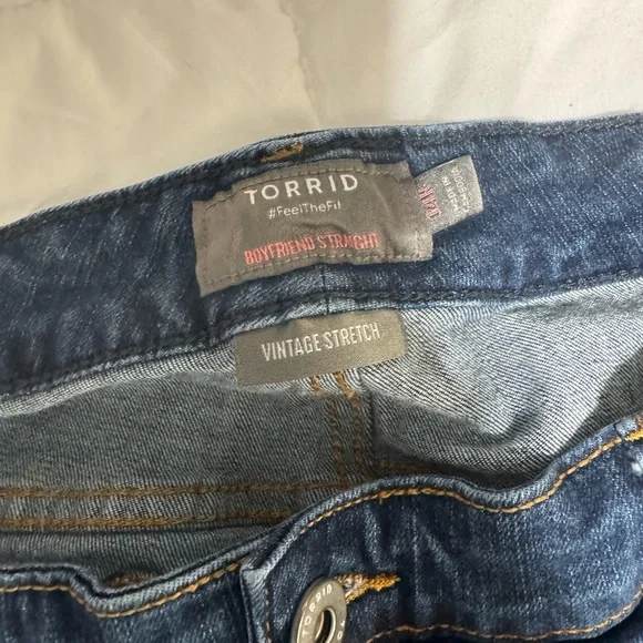 Torrid Boyfriend Straight Jeans - Picture 2 of 4